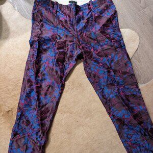 Embroidered J Crew trousers